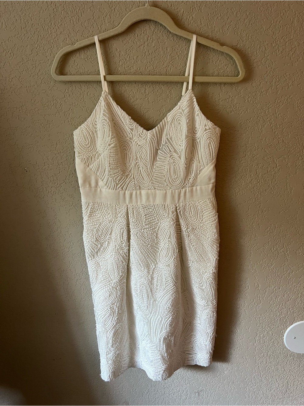 Vince Camuto White Swirl Dress